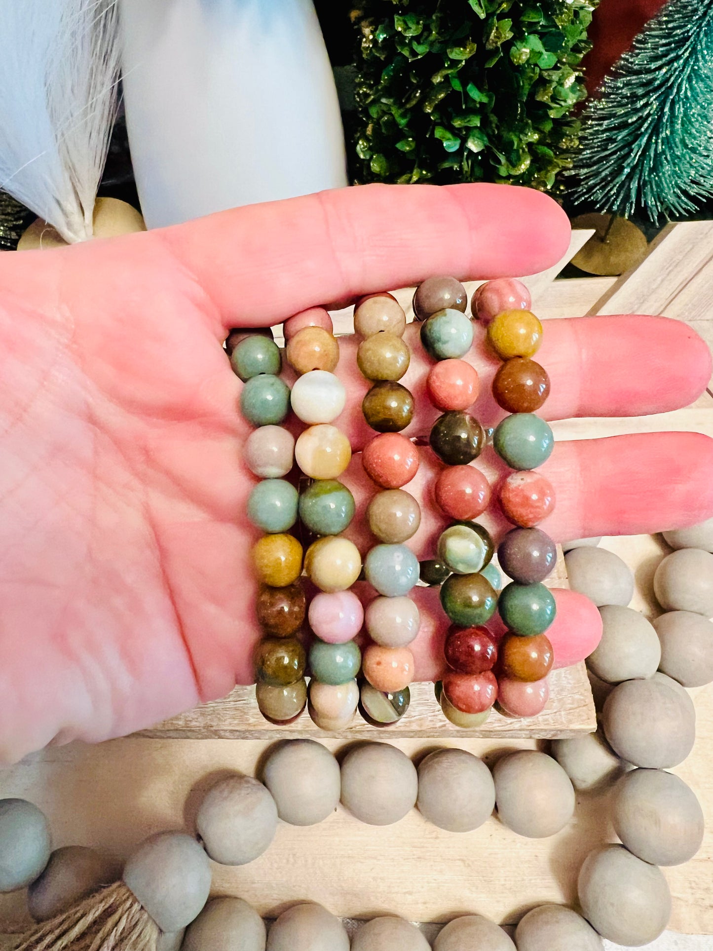 Intuitively Chosen Alashan Agate Bracelet