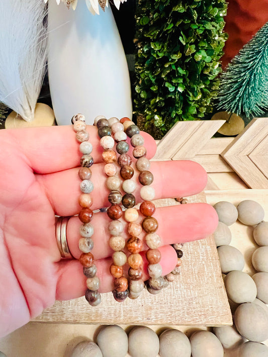 Intuitively Chosen Fossilized Coral Bracelet