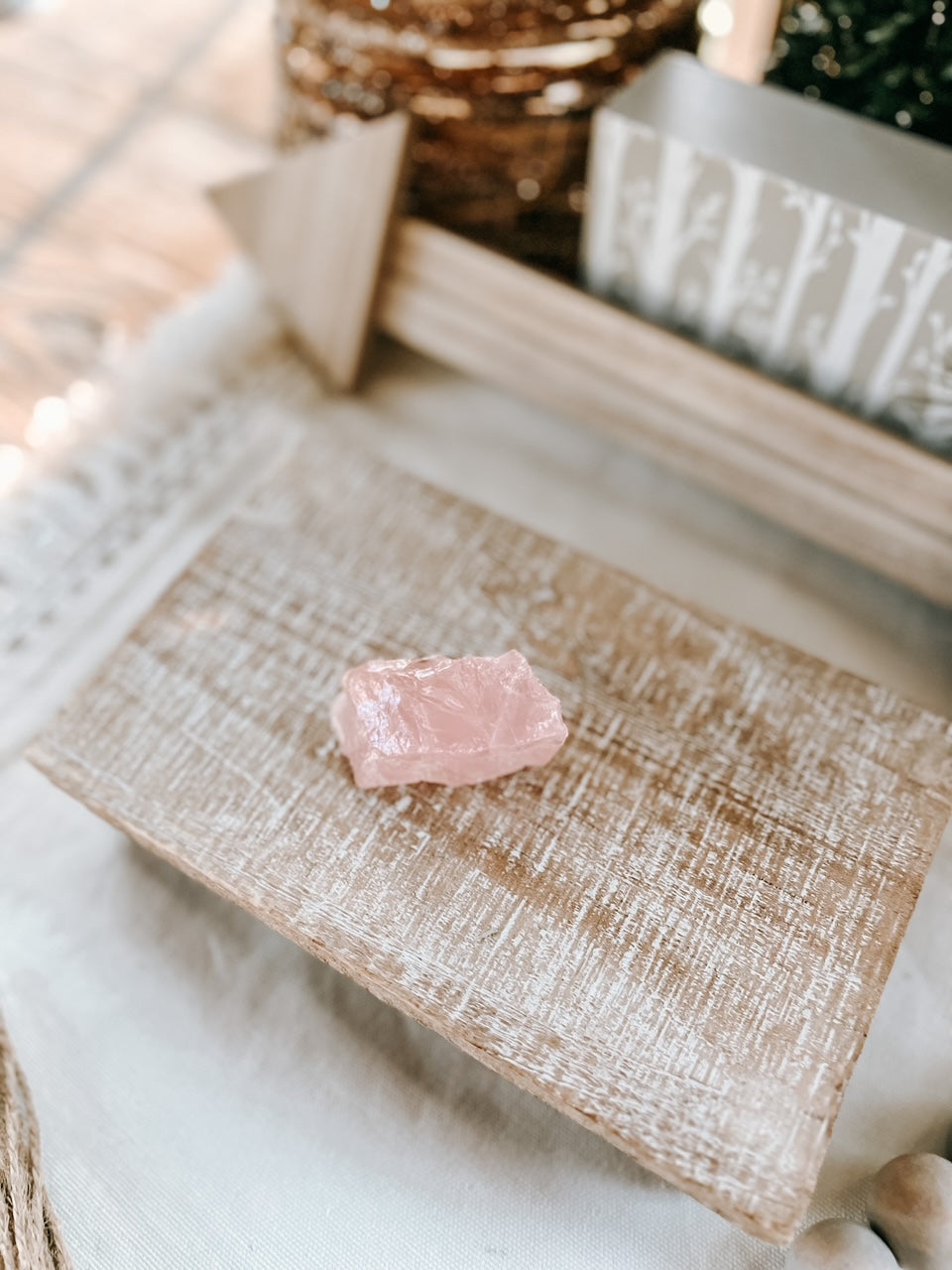 Intuitively Chosen Raw Rose Quartz 1-2"