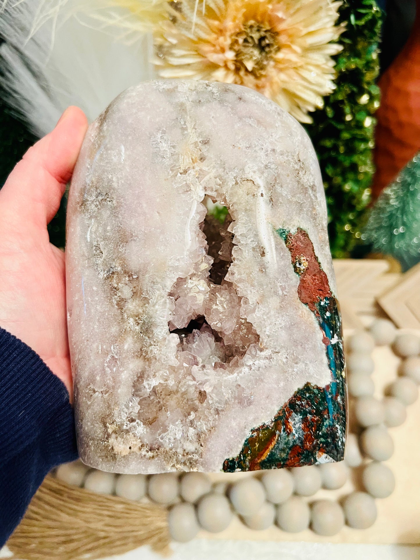 Large Pink Amethyst Free Form