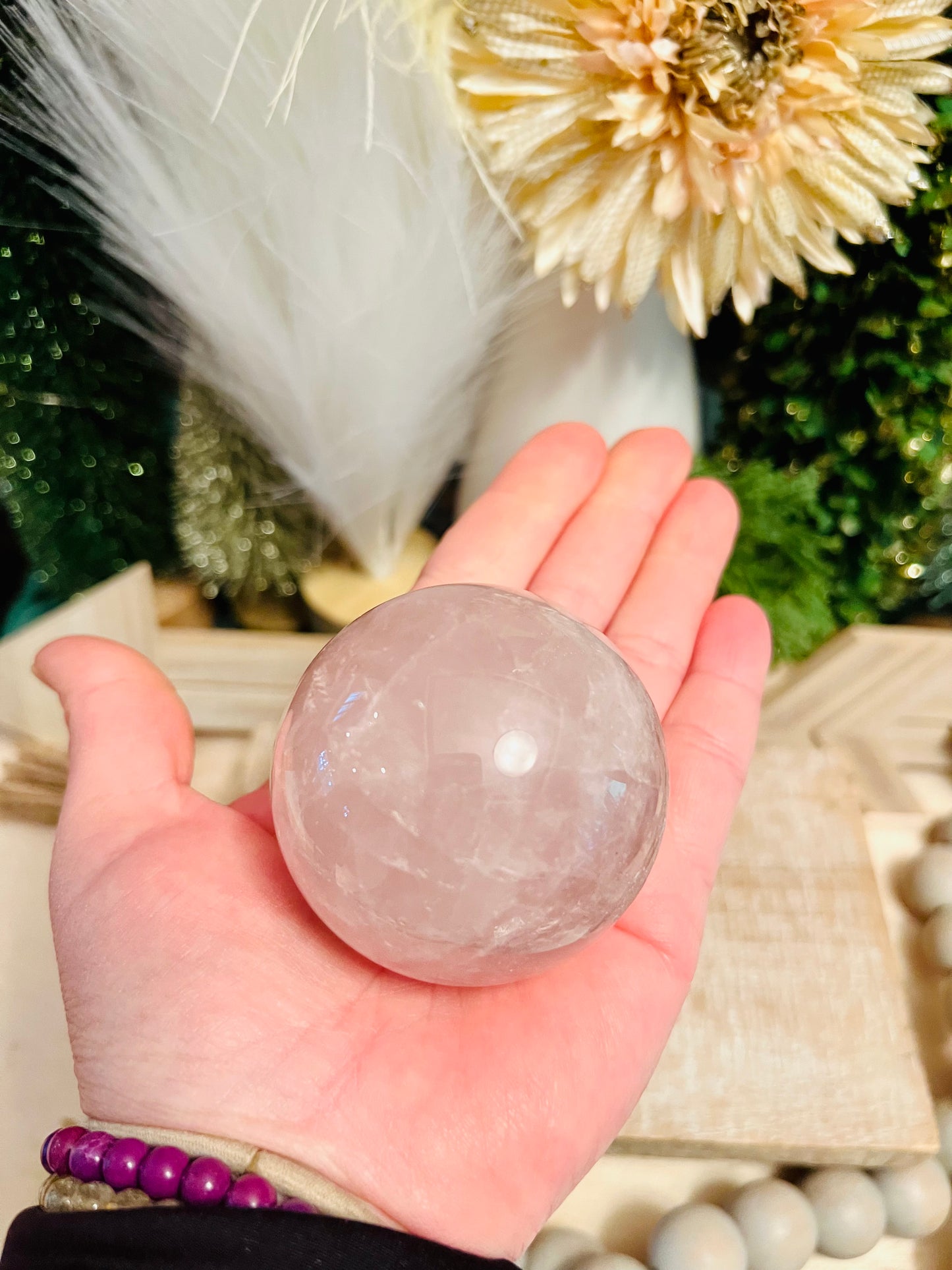 Rose Quartz Sphere