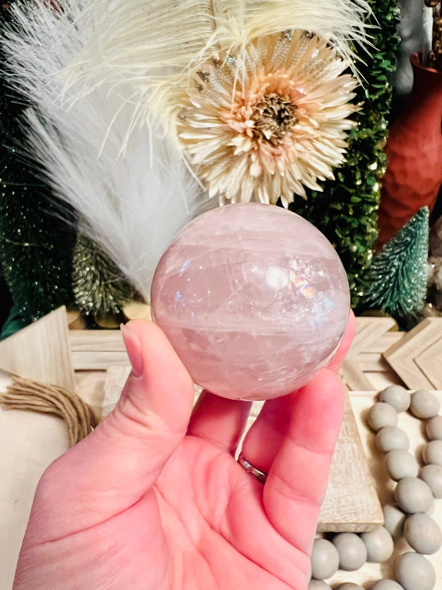 Rose Quartz Sphere