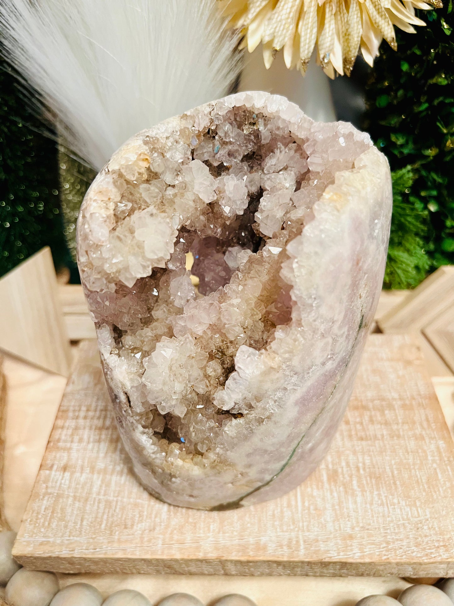 Large Pink Amethyst Free Form