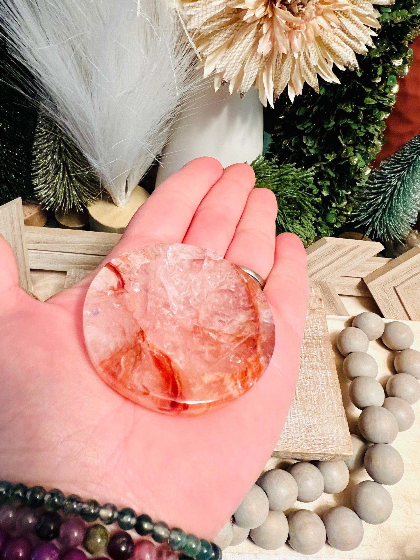 Intuitively Chosen Fire Quartz Trinket Bowl