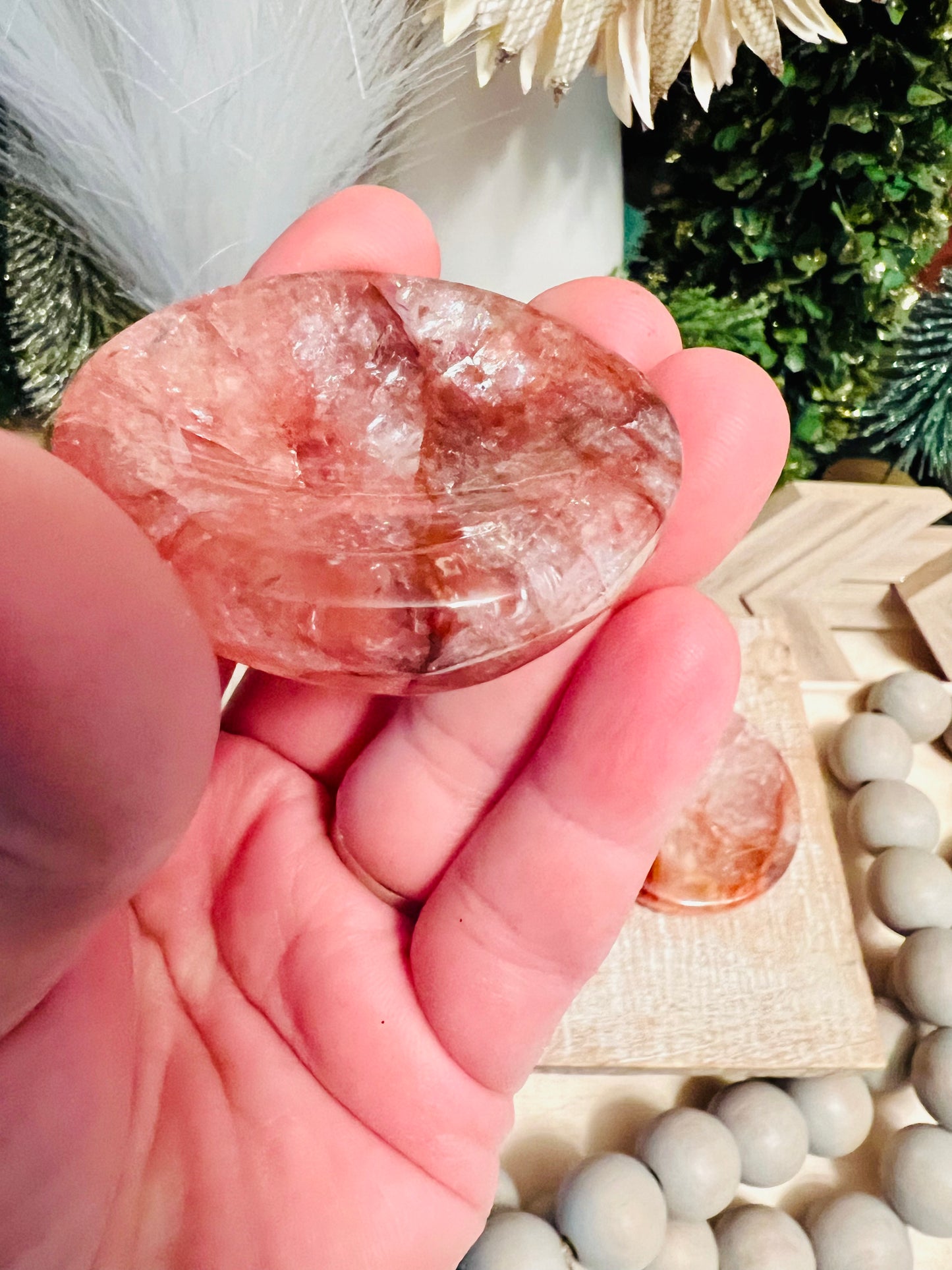 Intuitively Chosen Fire Quartz Trinket Bowl