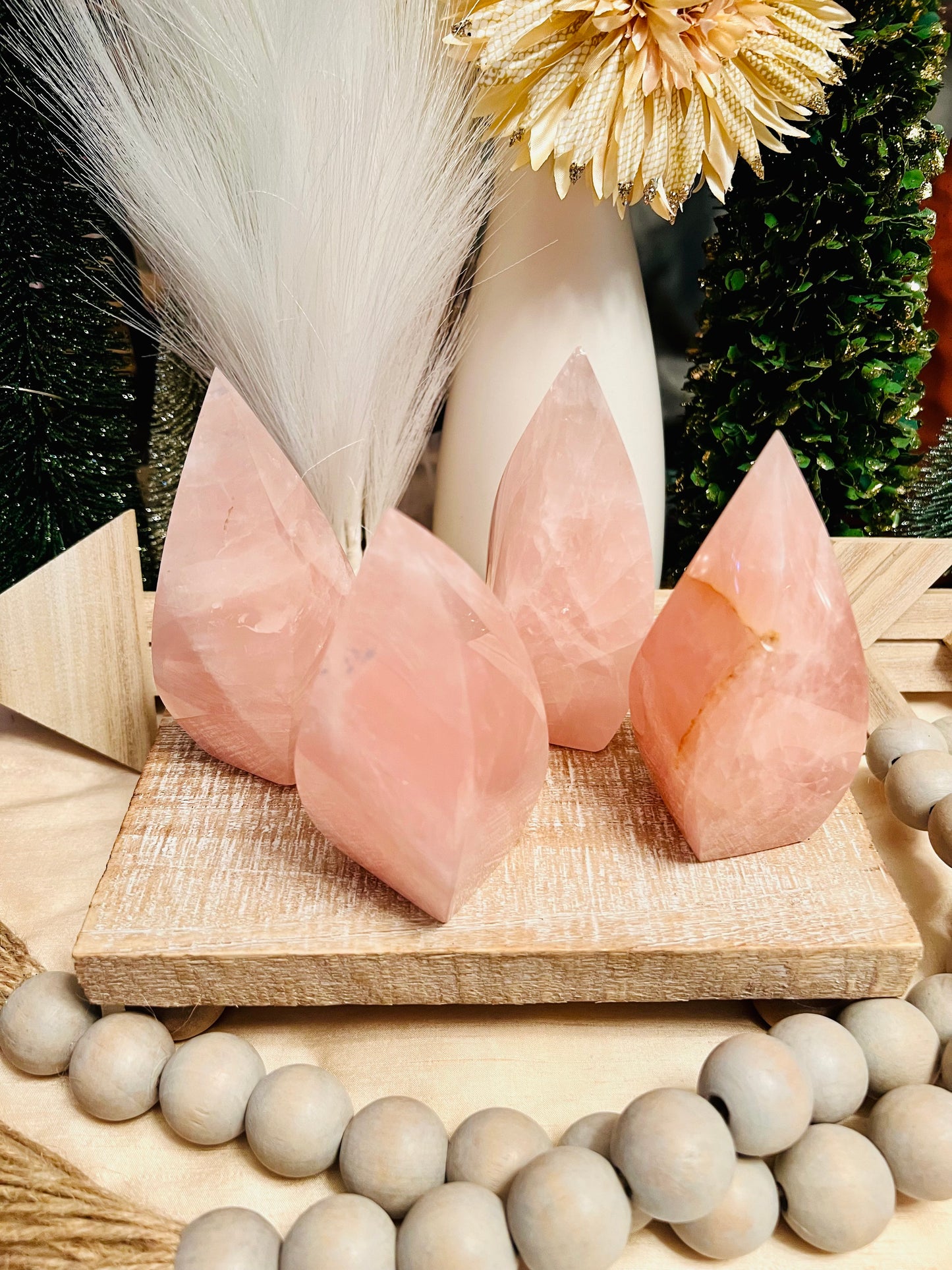 Intuitively Chosen Rose Quartz Flame