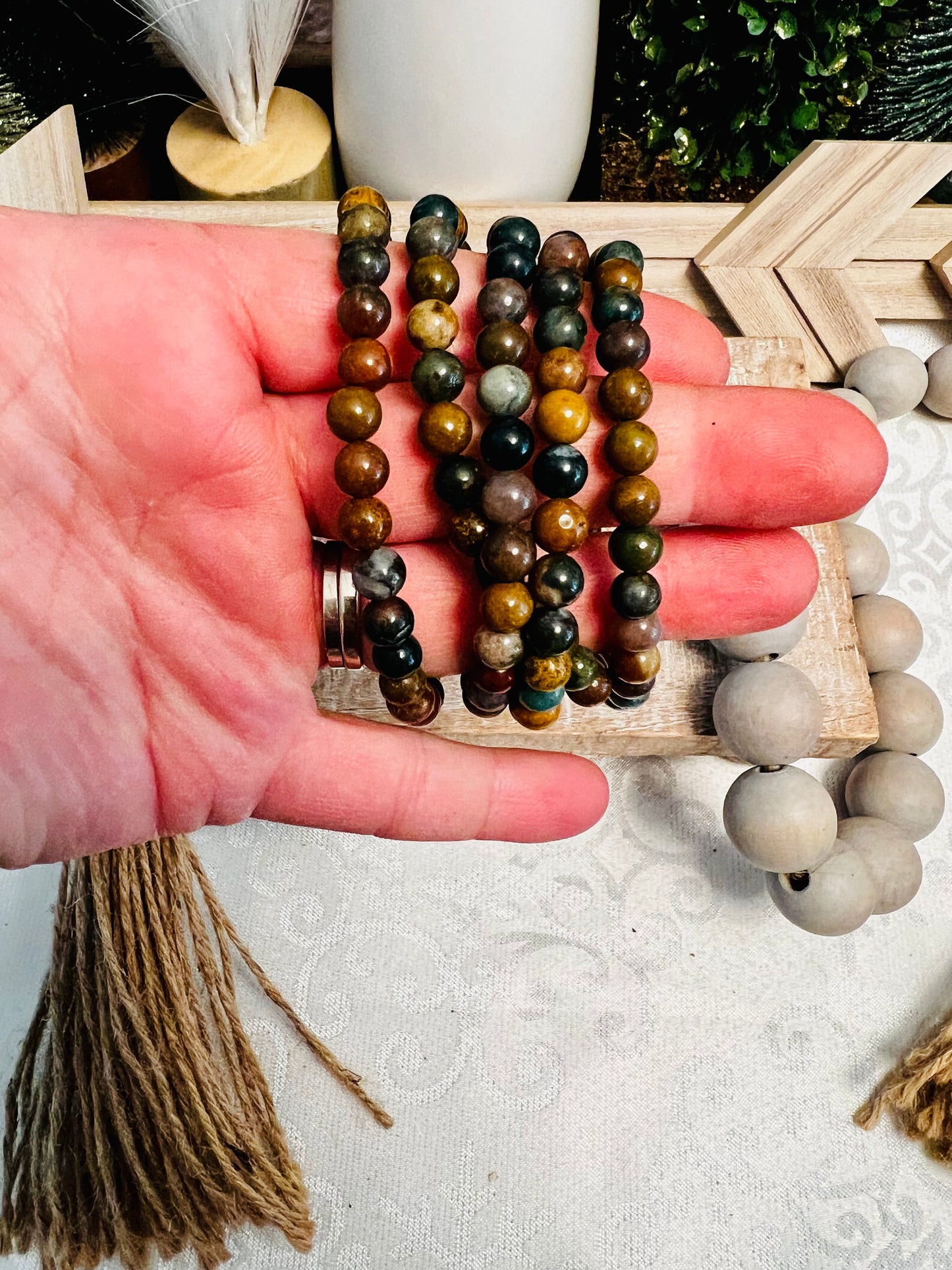 Intuitively Chosen Ocean Jasper Bracelet