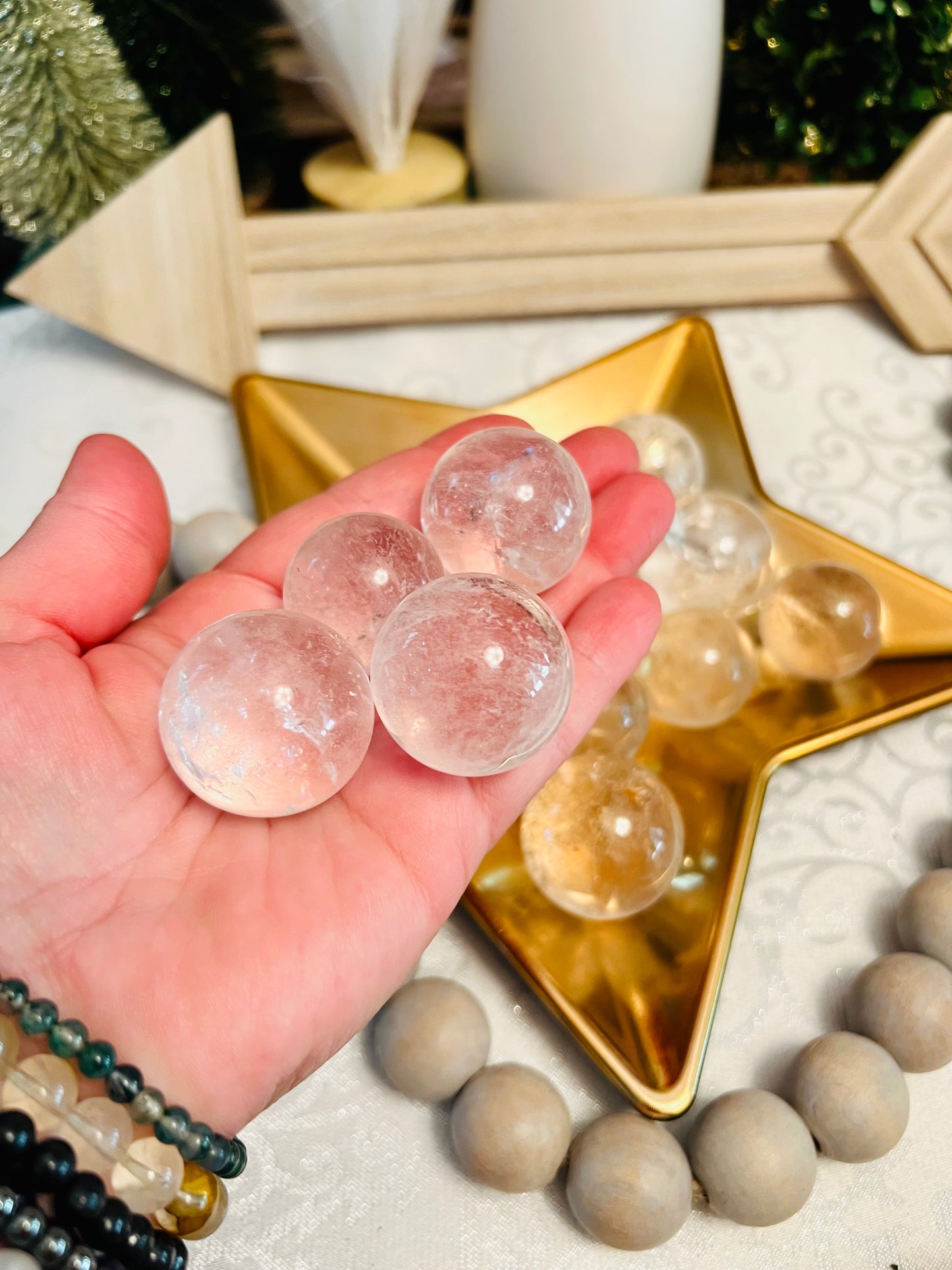 Intuitively Chosen Clear Quartz Sphere - Small