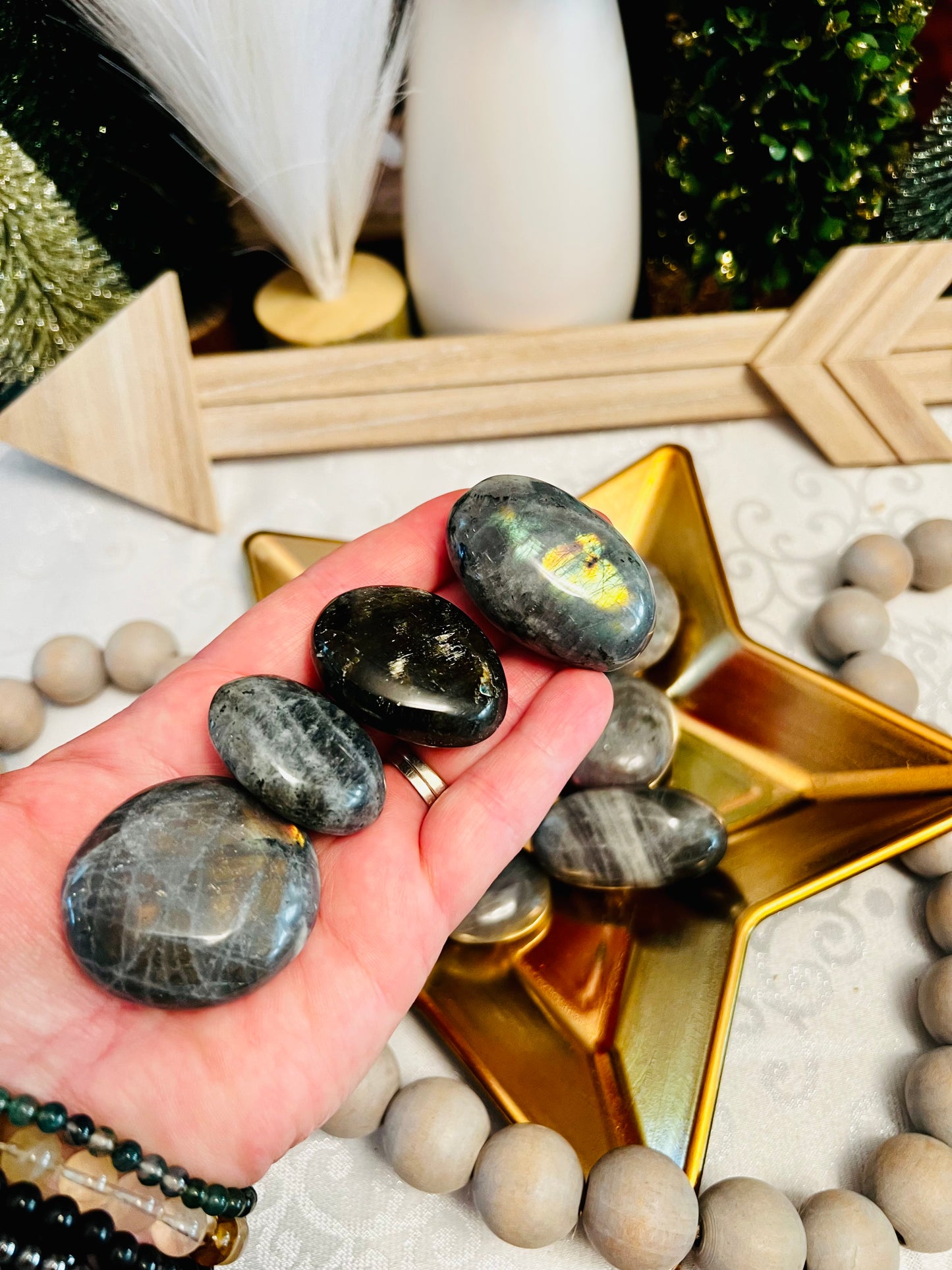 Intuitively Chosen Labradorite Tumble Stone