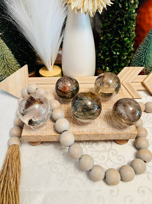 Intuitively Chosen Garden Quartz Sphere