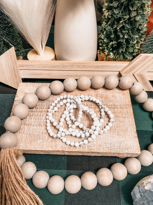 Intuitively Chosen Howlite Bracelet