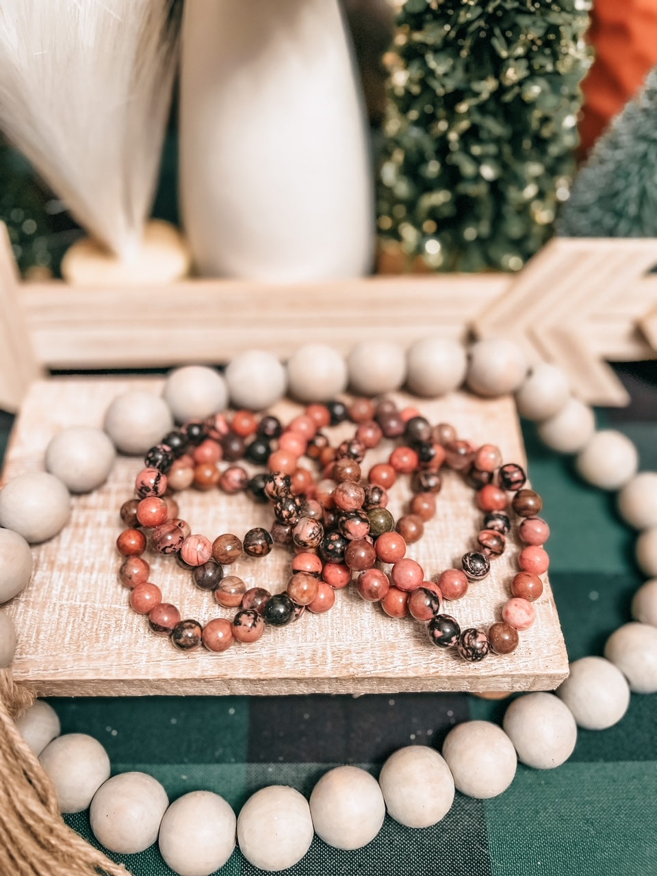 Intuitively Chosen Rhodonite Bracelet