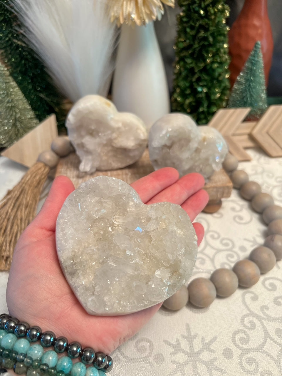 Intuitively Chosen Clear Quartz Small Heart